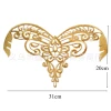 Золотая нить, заплатка, заплатка, одежда для танцев, одежда Item Picture